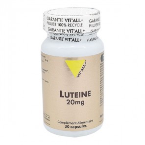 Vitall+ Lutéine 20mg 30 capsules