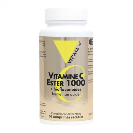 Vitall+ vitamine c ester 1000mg 50 comprimés secables