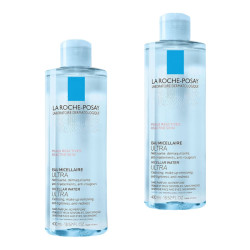 La Roche-Posay eau micellaire ultra peaux réactives lot de 2x400ml
