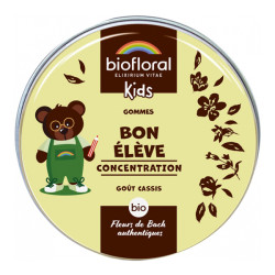 Biofloral Kids gommes Bon Élève concentration bio 45gr