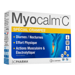 Les 3 Chênes Myocalm C spécial crampes 30 comprimés