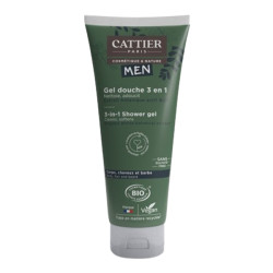 Cattier gel douche 3 en 1 bio 200ml