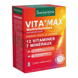 Santarome Vita'Max Multivitamines 20 comprimés effervescents