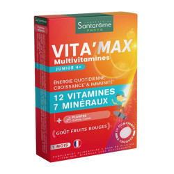 Santarome Vita'Max Multivitamines Junior 30 comprimés à croquer
