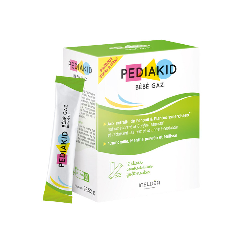 Pediakid Bébé Gaz 12 sticks 26,52gr