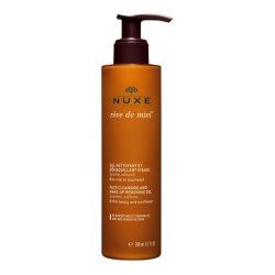 Nuxe Rêve de miel gel nettoyant démaquillant visage 200ml