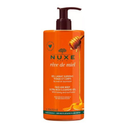 Nuxe Rêve de miel gel lavant surgras visage et corps 750ml
