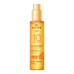 Nuxe Sun SPF10 huile solaire bronzante visage et corps 150ml