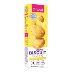 Milical Mon biscuit fourré saveur citron 4 sachets de 2 biscuits