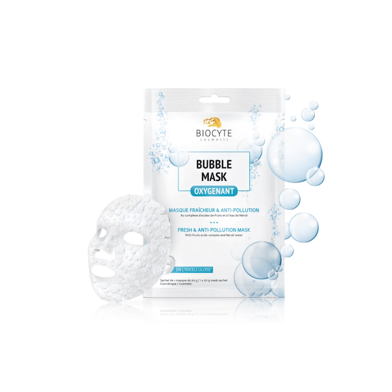 Biocyte bubble mask oxygenant masque fraîcheur & anti-pollution 1 sachet 20g