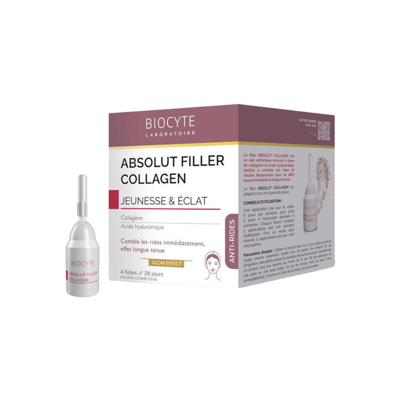 Biocyte Absolut Filler Collagen jeunesse & éclat 4 fioles