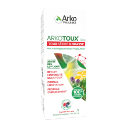 Arkopharma Arkotoux sirop arôme fruits rouges 140ml