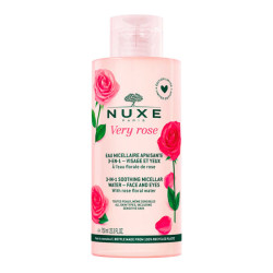 Nuxe Very rose eau micellaire apaisante 3-en-1 visage et yeux 750ml